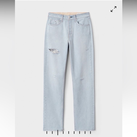 Rag & Bone Maya High Rise Slim Raven - Picture 3 of 8